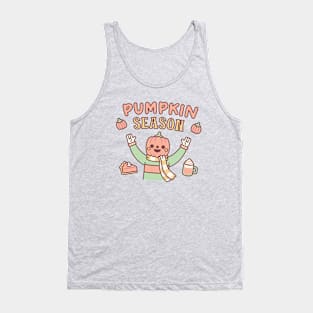 Funny Pumpkin Season Jack O Lantern Tank Top